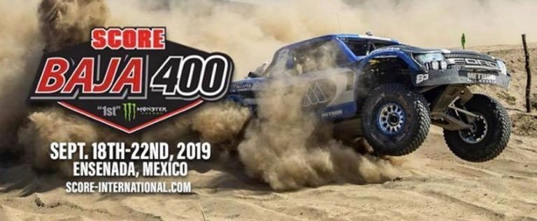 Schedule of events: Score Baja 400 2019